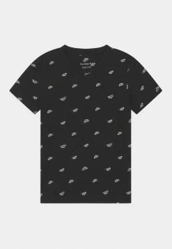 Nike Sportswear FUTURA MONOGRAM UNISEX - Print T-shirt - Black