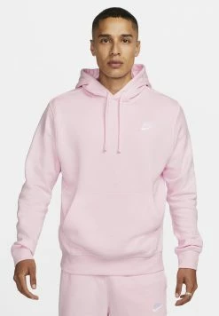 Nike Sportswear CLUB HOODIE - Hoodie - Pink Foam/pink Foam/(white)