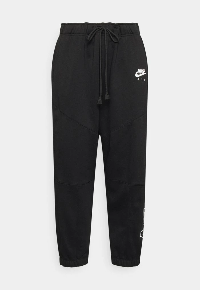 Nike Sportswear AIR PANT PLUS - Tracksuit Bottoms - Black/white