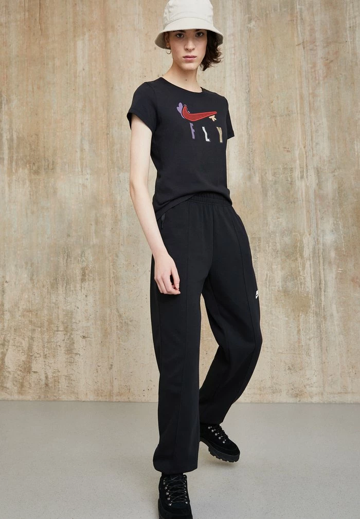 Nike Sportswear FLY - Print T-shirt - Black