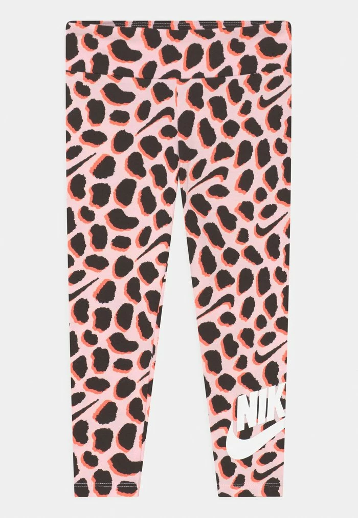 Nike Sportswear WILDFLOWER SHIRRED LEOPARD - Leggings - Trousers - Pink Foam