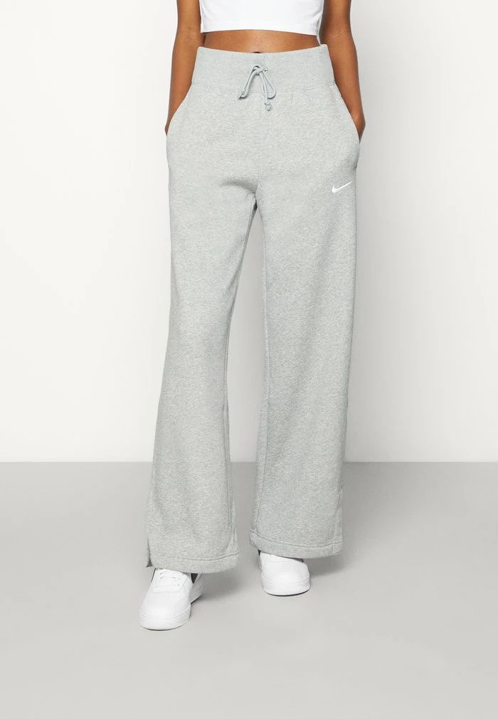 Nike Sportswear PANT WIDE - Tracksuit Bottoms - Grey /sail