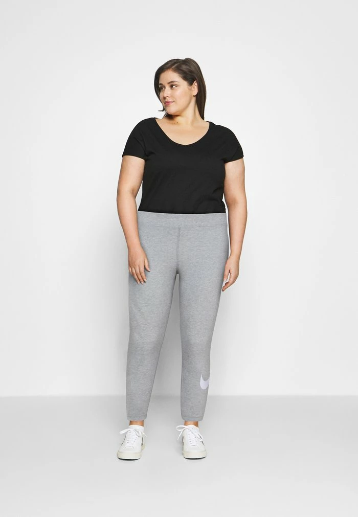 Nike Sportswear Leggings - Trousers - Grey Heather/white - Image 2