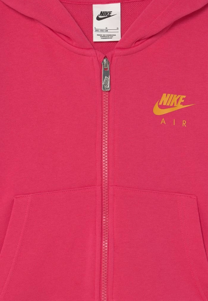 Nike Sportswear AIR HOODIE - Zip-up Sweatshirt - Rush Pink/sangria/dark Sulfur - Image 9