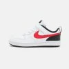 Nike Sportswear COURT BOROUGH 2 UNISEX - Trainers - White/university Red/black