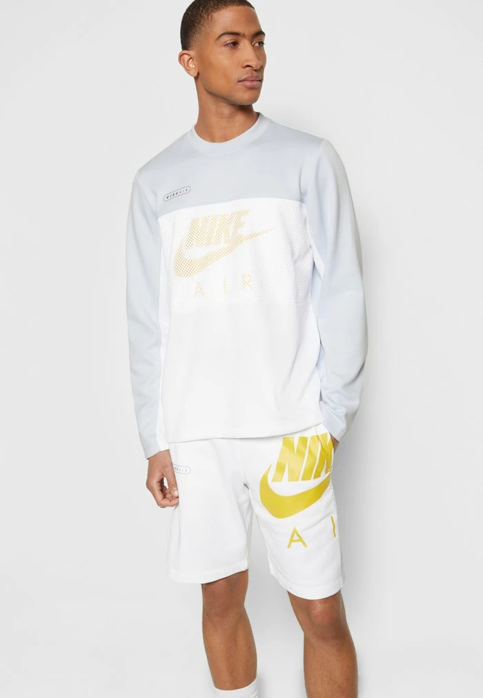 Nike Sportswear AIR CREW - Sweatshirt - Football Grey/white - Image 6