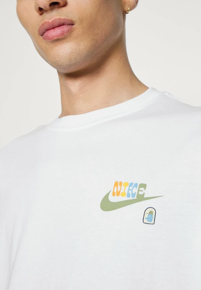 Nike Sportswear TEE SOLE - Print T-shirt - White - Image 6