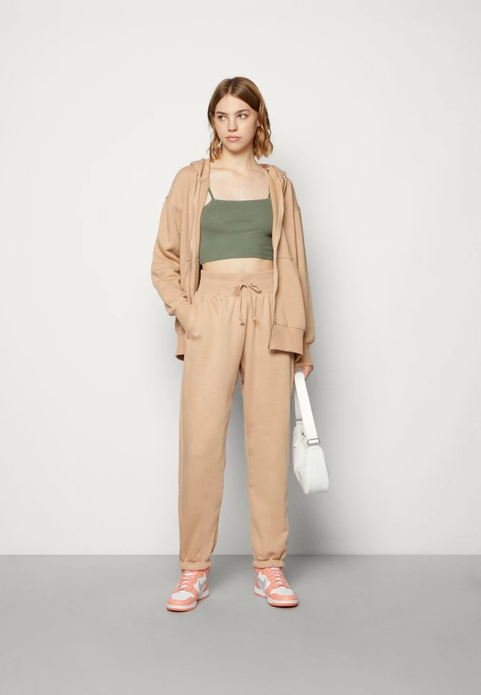 Nike Sportswear HIGH RISE PANT - Tracksuit Bottoms - Hemp/sail - Image 2