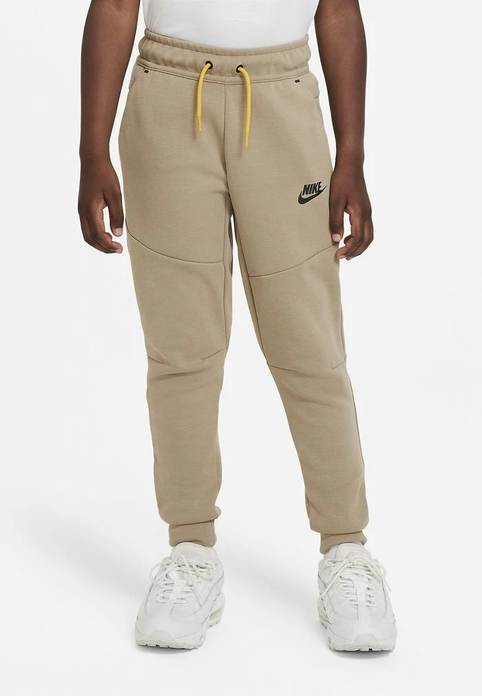 Nike Sportswear B NSW TCH FLC PANT UNISEX - Tracksuit Bottoms - Khaki/yellow Ochre/(black) - Image 2