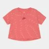 Nike Sportswear TEE CROP SWOOSHFETTI - Print T-shirt - Pink Salt