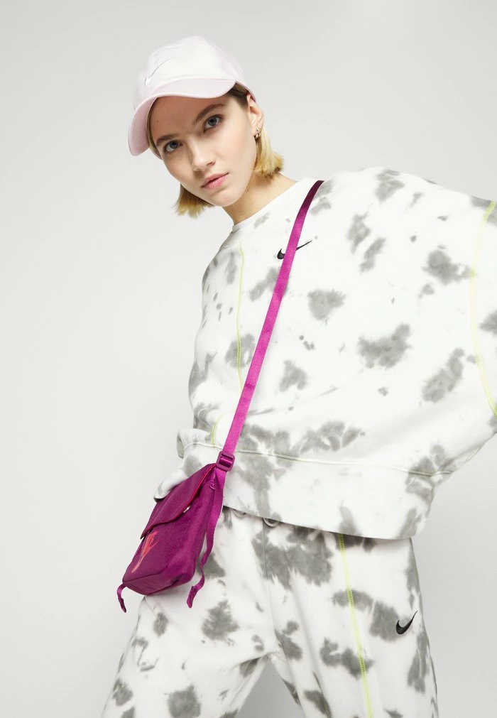 Nike Sportswear TIE DYE CREW - Sweatshirt - Flat Pewter/atomic Green/black - Image 7