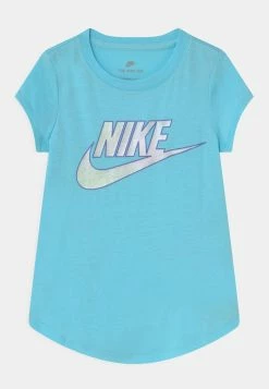 Nike Sportswear AURA FUTURA TEE - Print T-shirt - Blue