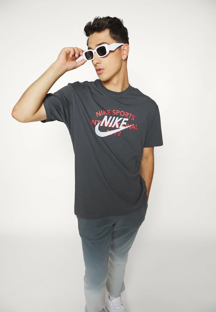 Nike Sportswear TEE CIRCA - Print T-shirt - Anthracite - Image 6