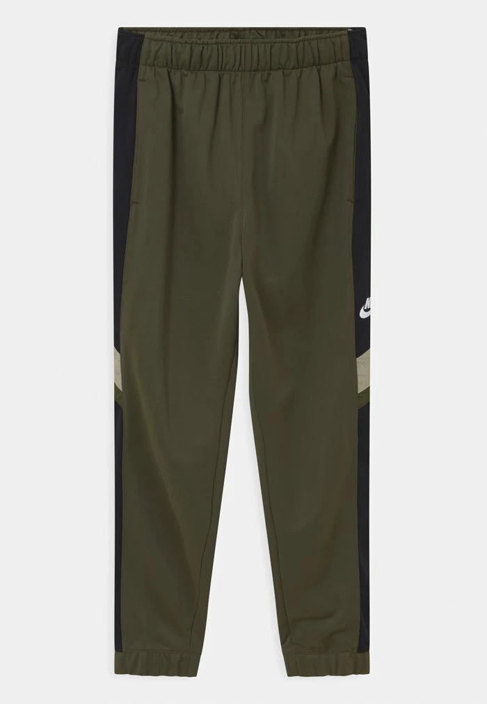 Nike Sportswear POLY SET UNISEX - Tracksuit - Cargo Khaki/black/stone/white - Image 3