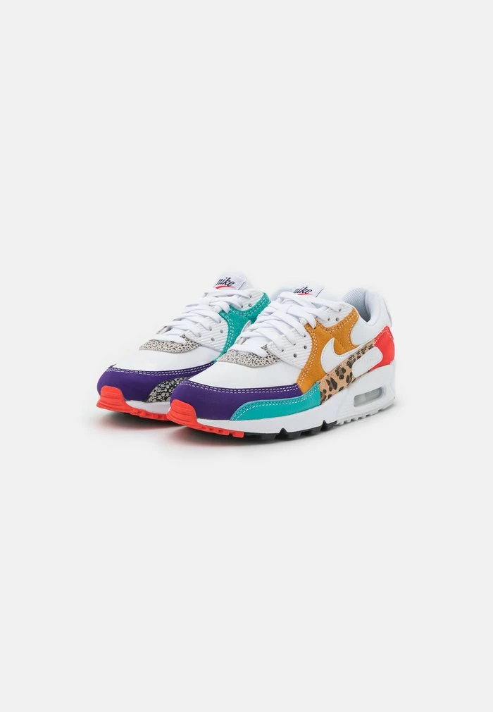Nike Sportswear AIR MAX 90 SE - Trainers - White/white/light Curry/habanero Red/washed Teal/electro Purple - Image 4