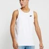 Nike Sportswear CLUB TANK - Top - White/black