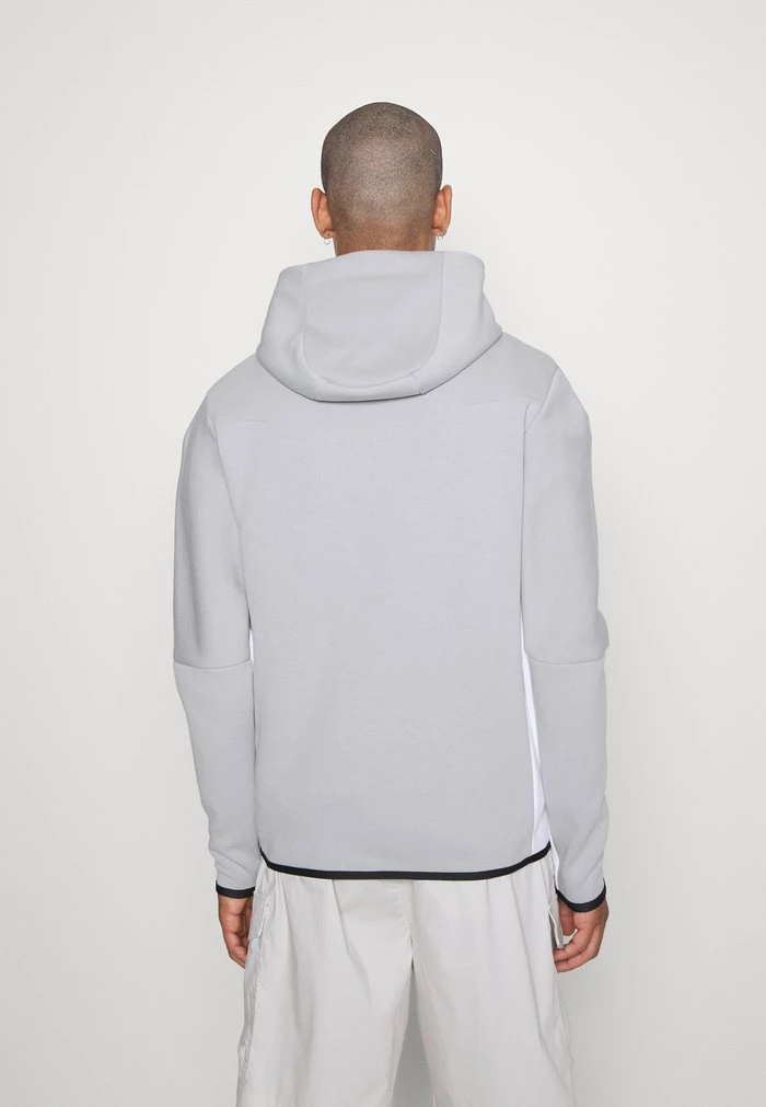 Nike Sportswear M NSW TCH FLC S FZ WR - Zip-up Sweatshirt - Particle Grey/white/black - Image 5