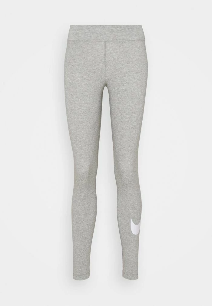 Nike Sportswear Leggings - Trousers - Grey Heather/white - Image 6