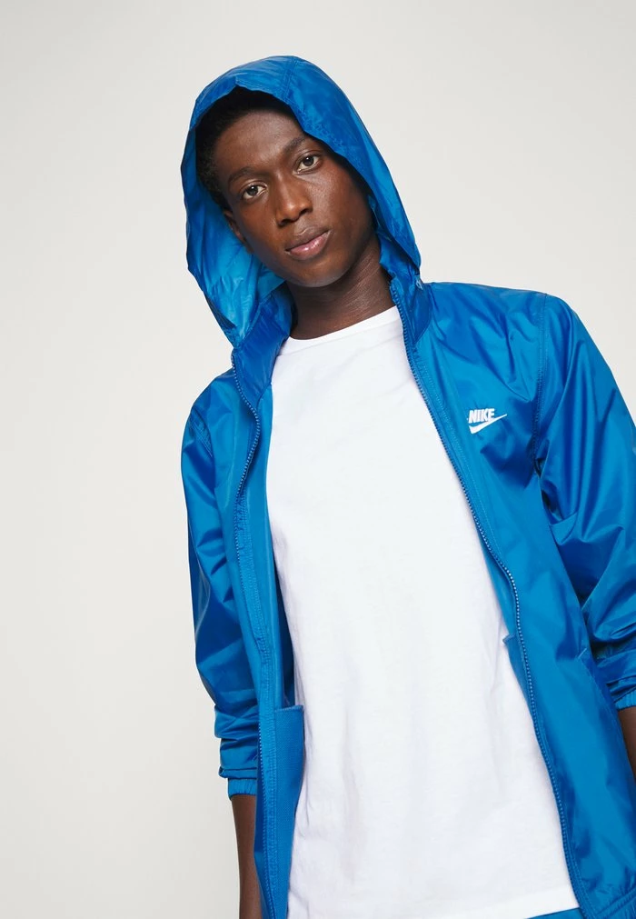 Nike Sportswear CLUB TRACK SUIT - Tracksuit - Dark Marina Blue/white - Image 9