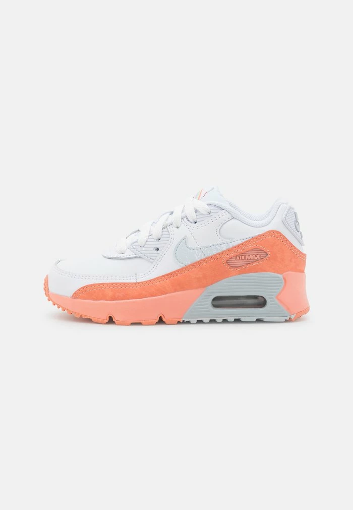 Nike Sportswear AIR MAX 90 SE - Trainers - White/aura/light Madder Root
