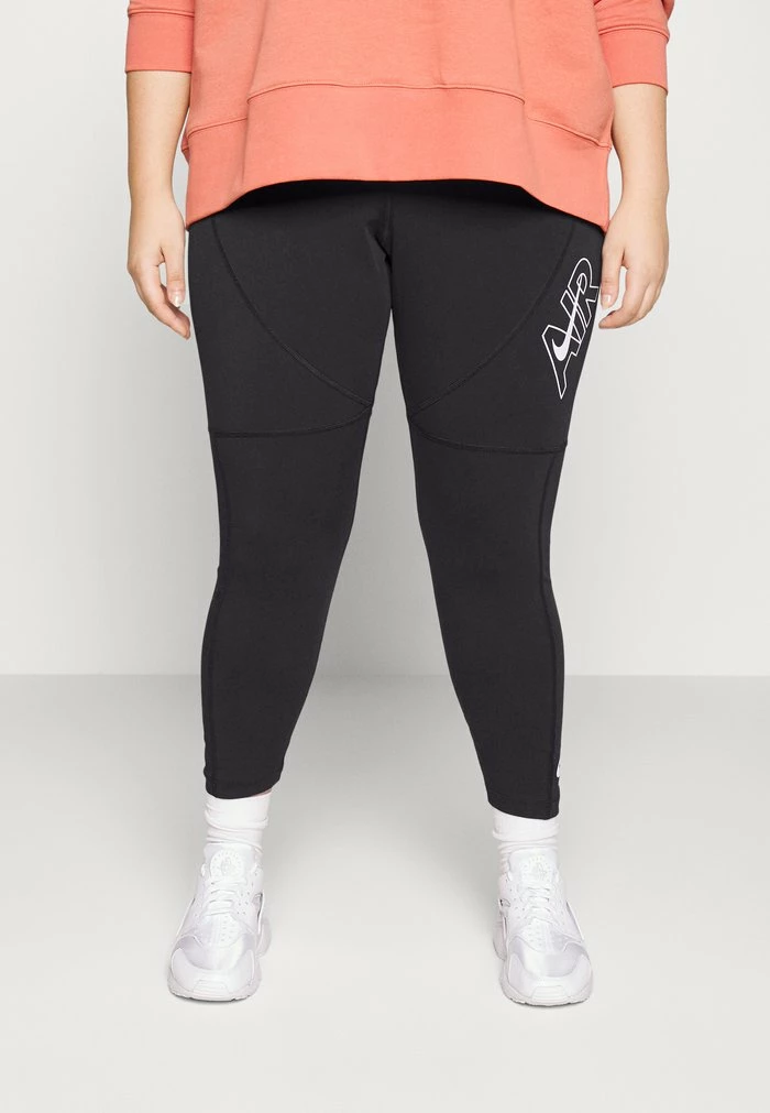Nike Sportswear AIR TIGHTS PLUS - Leggings - Trousers - Black/smoke Grey