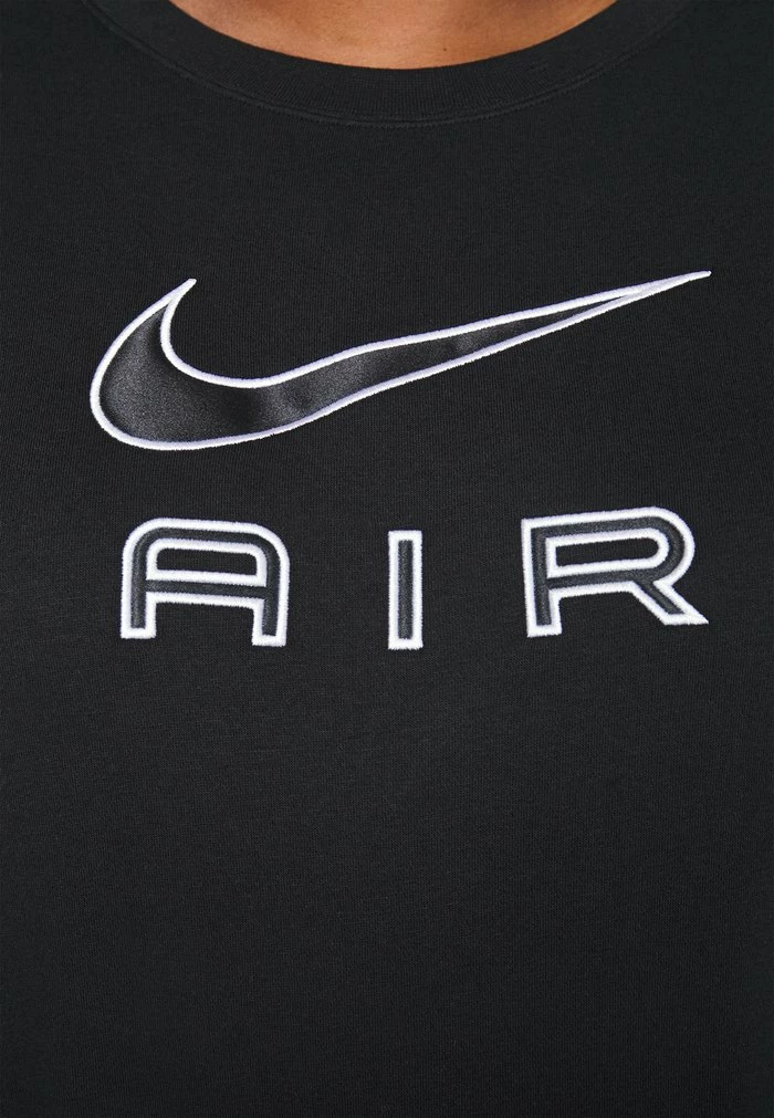 Nike Sportswear AIR CREW - Sweatshirt - Black/white - Image 6
