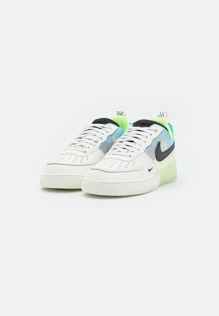 Nike Sportswear AIR FORCE 1 REACT UNISEX - Trainers - White/black/barely Volt/ghost Green/blue Chill/sail - Image 2