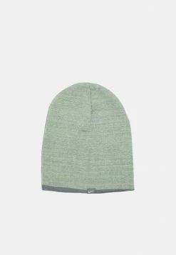Nike Sportswear BEANIE UNCUFFED UNISEX - Beanie - Lime Glow/smoke Grey