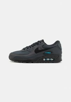 Nike Sportswear AIR MAX 90 - Trainers - Dark Smoke Grey/black/laser Blue