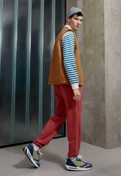 Nike Sportswear AIR MAX DAWN - Trainers - Particle Grey/dark Citron/armory Navy/light Bone/black/total Orange