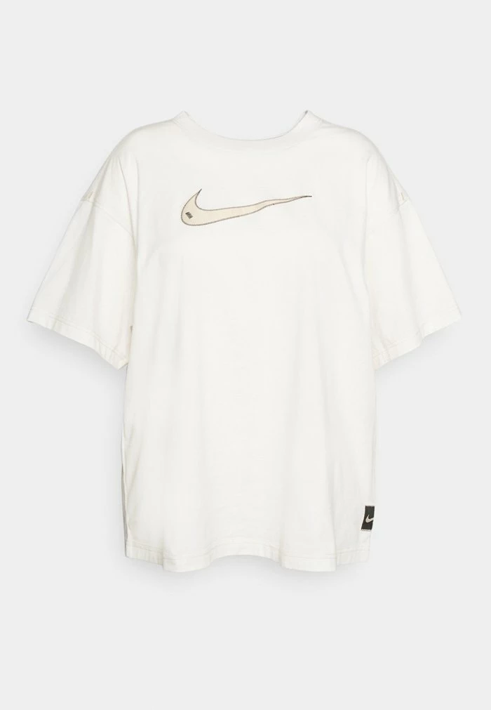 Nike Sportswear PLUS - Print T-shirt - Phantom/black/sanddrift