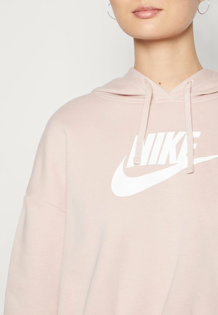 Nike Sportswear CLUB CROP - Sweatshirt - Pink Oxford/white - Image 6