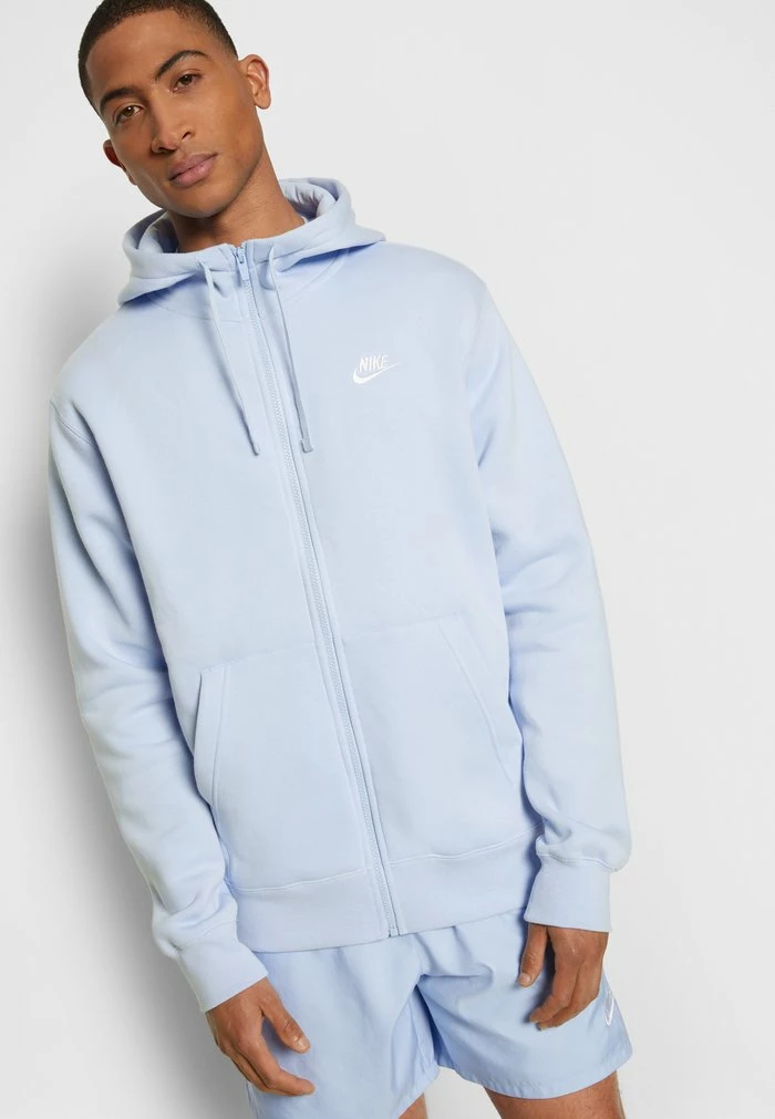 Nike Sportswear CLUB HOODIE - Zip-up Sweatshirt - Light Marine - Image 6
