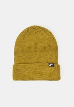 Nike Sportswear BEANIE CUFFED FUTURA UNISEX - Beanie - Golden Moss