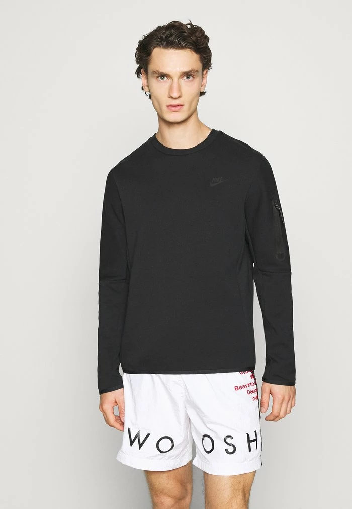 Nike Sportswear M TCH FLC CRW - Sweatshirt - Black