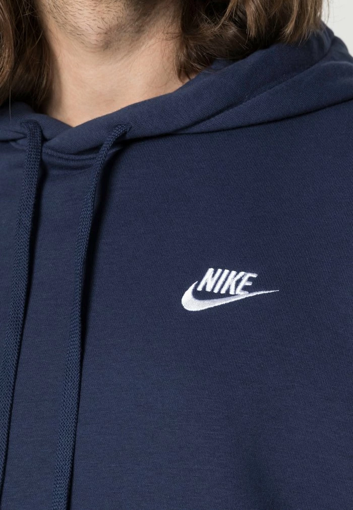 Nike Sportswear CLUB HOODIE - Hoodie - Midnight Navy/white - Image 5