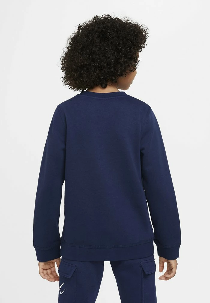 Nike Sportswear B NSW CLUB HBR CREW UNISEX - Sweatshirt - Midnight Navy/(yellow Ochre) - Image 3