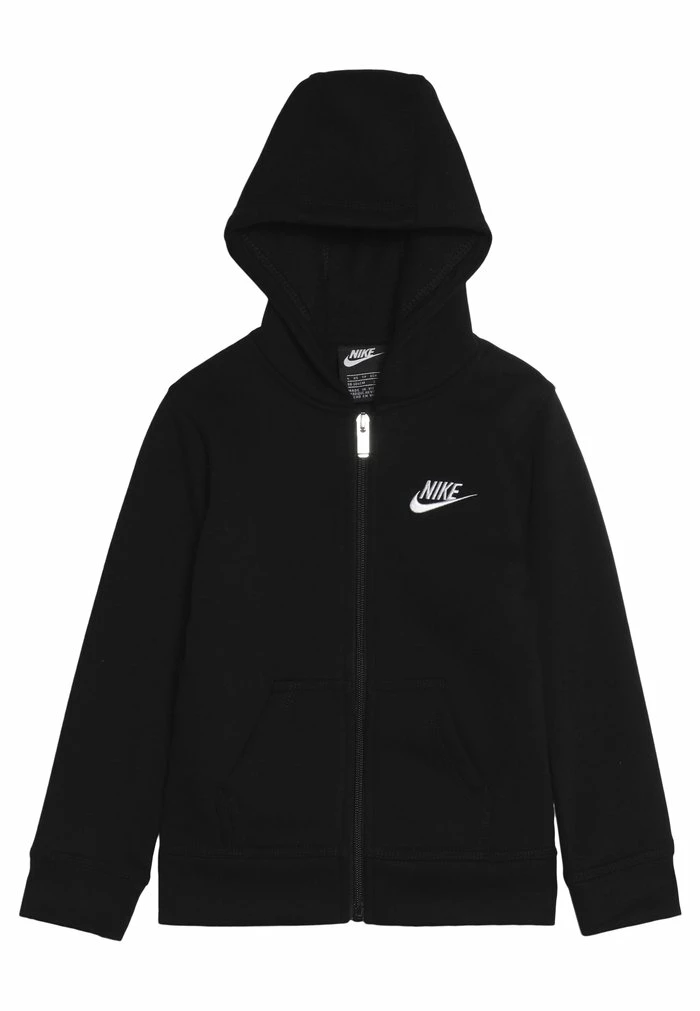 Nike Sportswear CLUB HOODIE - Zip-up Sweatshirt - Black - Image 4