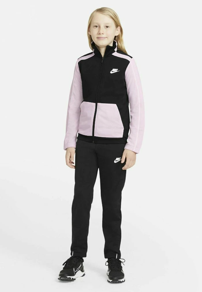 Nike Sportswear FUTURA - Tracksuit - Black Pink Foam White White - Image 2