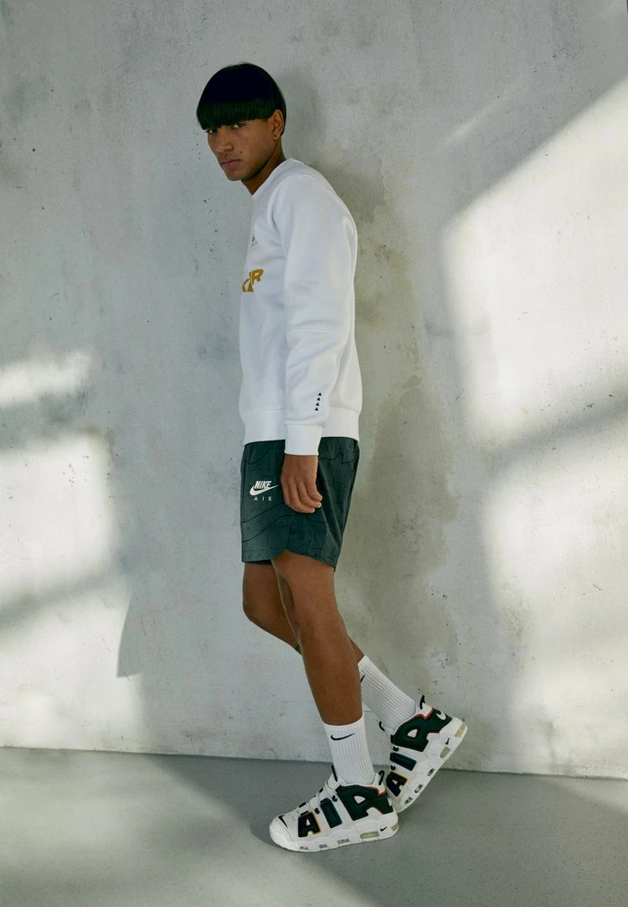 Nike Sportswear AIR MORE UPTEMPO '96 - High-top Trainers - Sail/black Sail Team Orange Imperial Blue Univ Gold