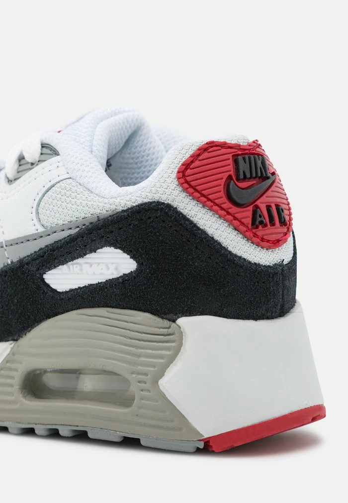 Nike Sportswear AIR MAX 90 LTR PS UNISEX - Trainers - Photon Dust/particle Grey/varsity Red/white - Image 6