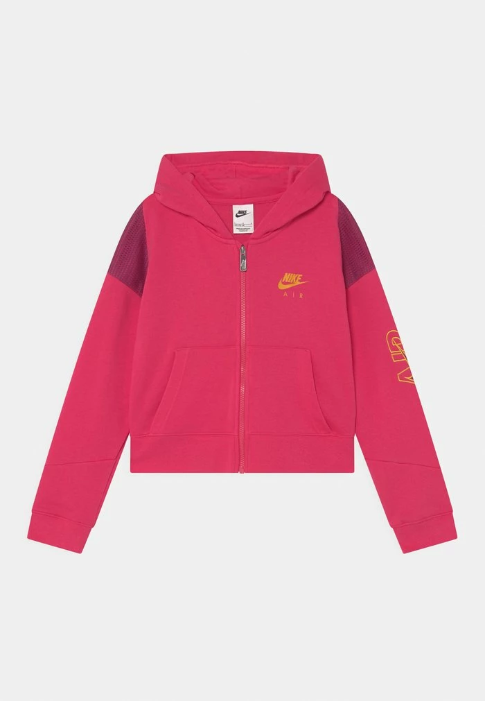 Nike Sportswear AIR HOODIE - Zip-up Sweatshirt - Rush Pink/sangria/dark Sulfur - Image 6
