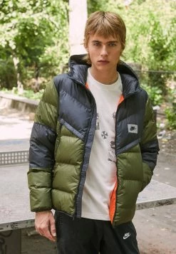 Nike Sportswear Winter Jacket - Black/rough Green/smoke Grey/black