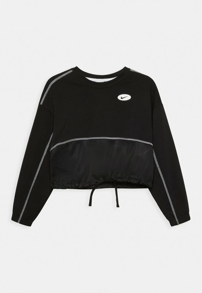 Nike Sportswear CREW - Sweatshirt - Black/black/white/(white)