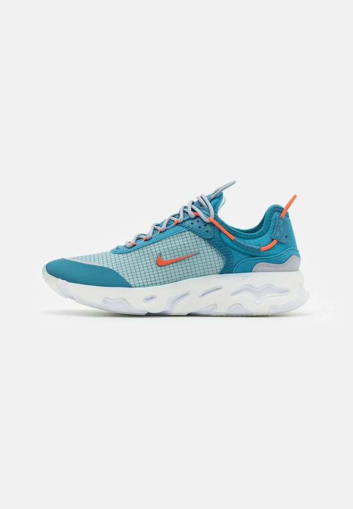Nike Sportswear REACT LIVE - Trainers - Riftblue/orange/grey Fog/wolf Grey