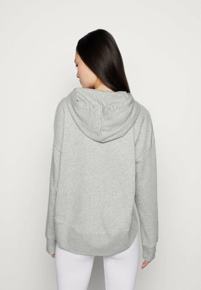 Nike Sportswear CLUB HOODIE - Sweatshirt - Grey Heather/white - Image 3