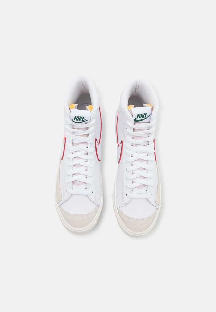 Nike Sportswear BLAZER MID '77 - High-top Trainers - White/university Red/noble Green/metallic Silver/sail/summit White - Image 4