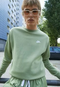 Nike Sportswear CLUB - Sweatshirt - Alligator/white