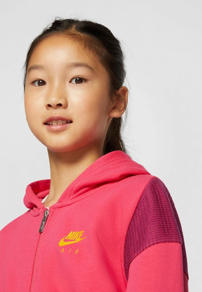 Nike Sportswear AIR HOODIE - Zip-up Sweatshirt - Rush Pink/sangria/dark Sulfur - Image 5