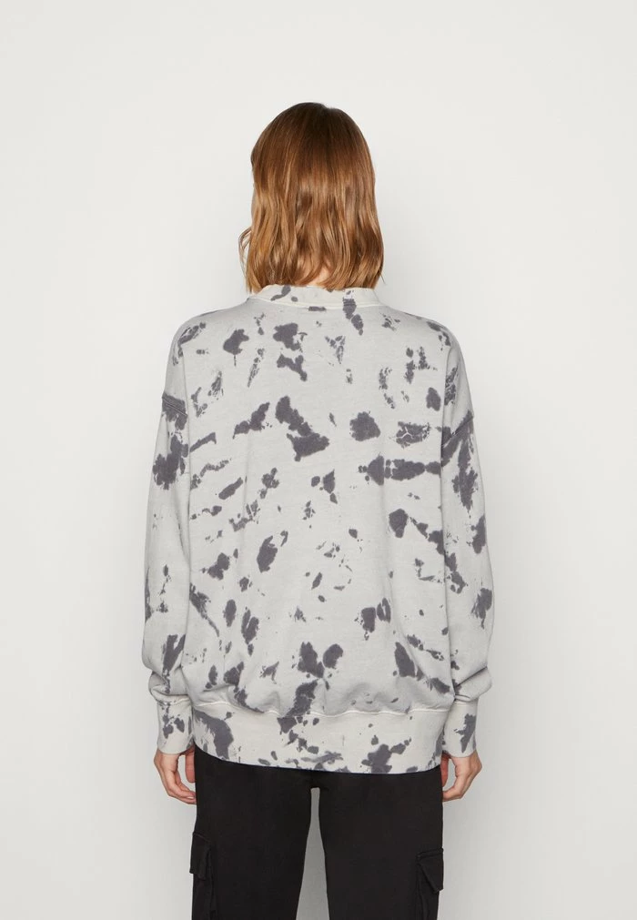 Nike Sportswear DYE CREW - Sweatshirt - Black/white - Image 3